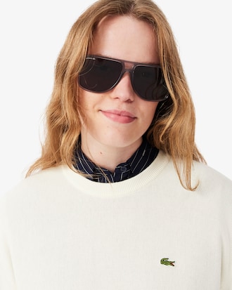Women's Relaxed Fit Cotton Crew Neck Sweater