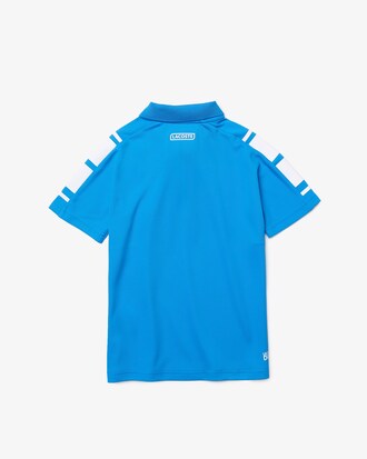 Kids' SPORT Striped Breathable Piqu&eacute; Polo