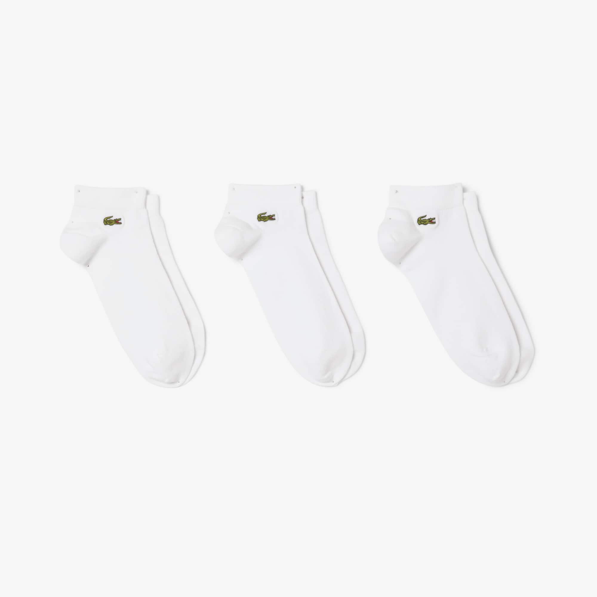 Lacoste Unisex 3-Pack Ankle Socks