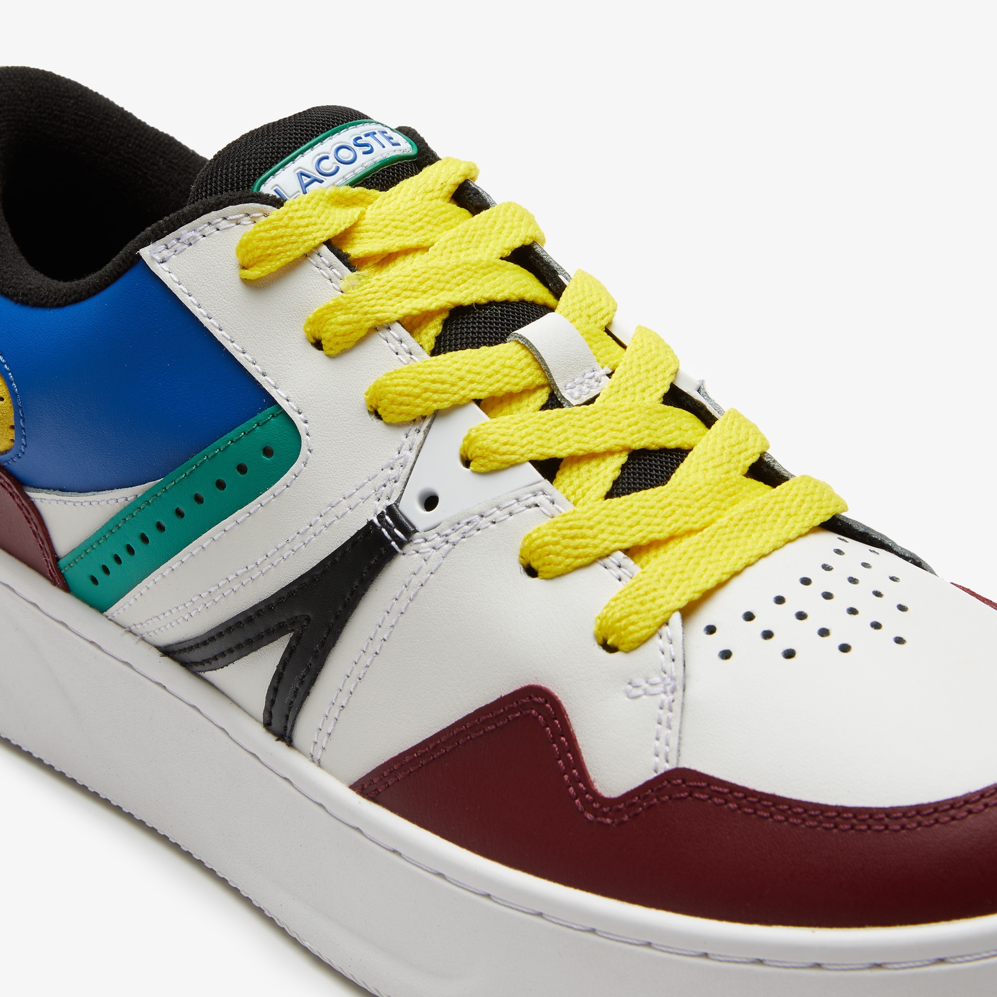 Sneakers L005 homme Lacoste en cuir Baskets en cuir et textile pour