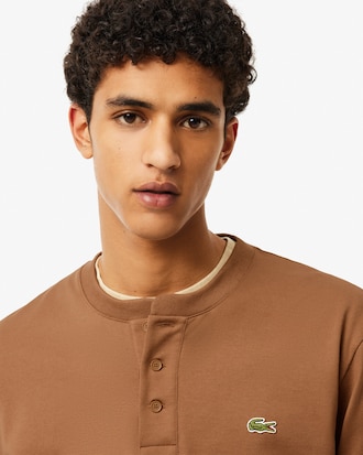 Men's Long Sleeve Henley