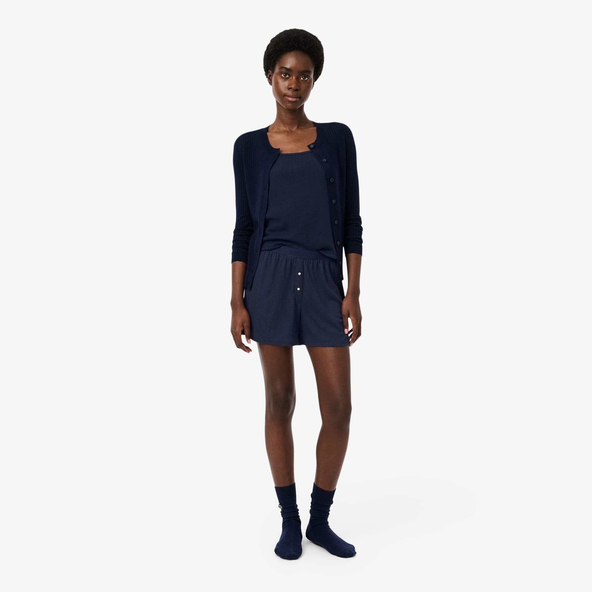 Pointelle Pajama Set - Underwear & Loungewear - New In 2026 | Lacoste