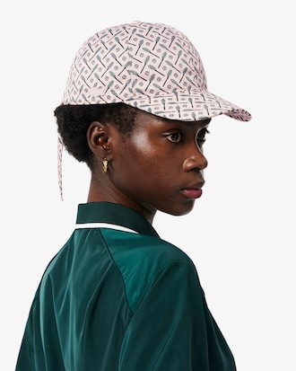 Tie Accent Satin Cap