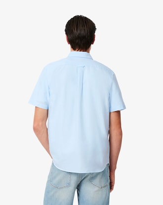 Chemise homme regular fit Oxford manches courtes en coton