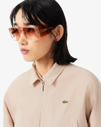 Chamarra Tipo Bomber Oversized de Tafet&aacute;n Hidr&oacute;fugo