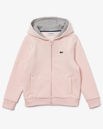 Sudadera Lacoste SPORT Tennis de felpa con cierre para niño