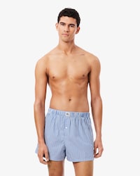 3-Pack Striped Cotton Poplin Boxers