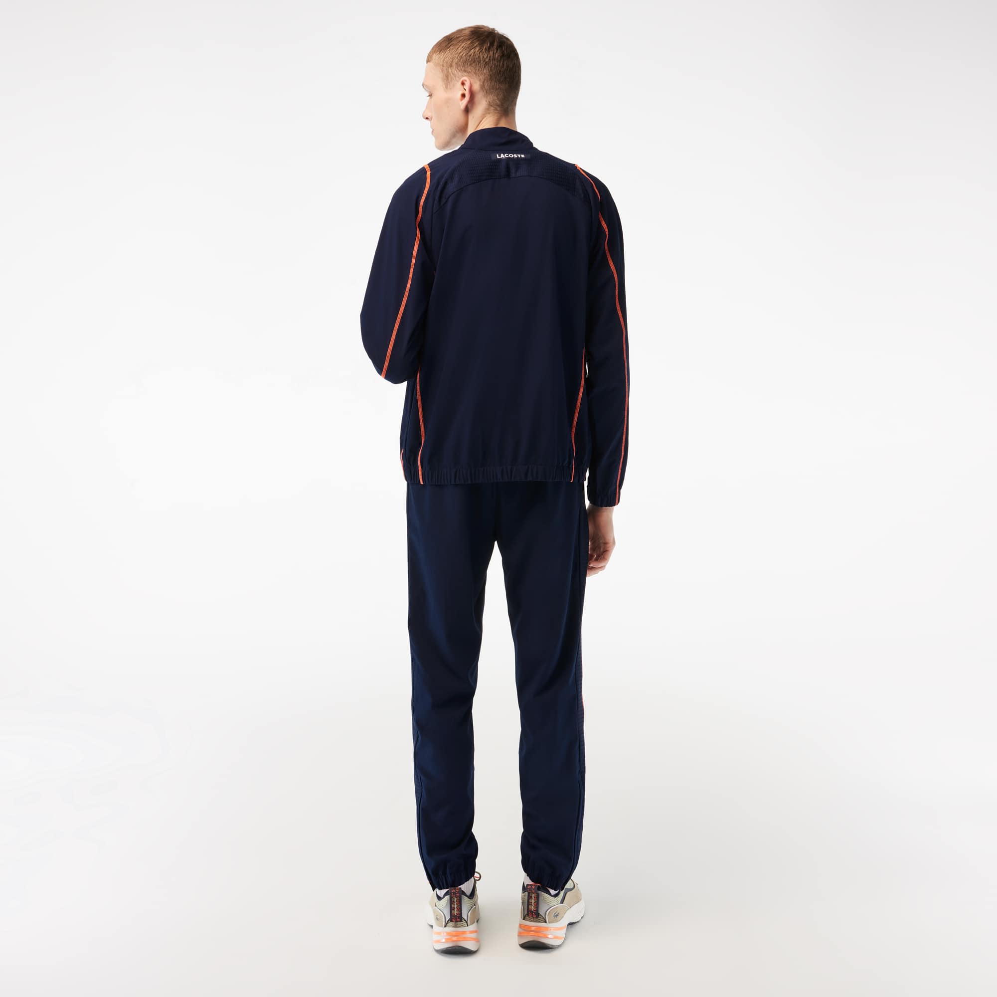 【BRIEFING】MEN’S BACK LOGO LINE HIGHNECK Clique Spin Eco Performance Half Zip Men's Pullover | Cutter