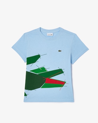 Kids' Crocodile Graphic Cotton T-Shirt