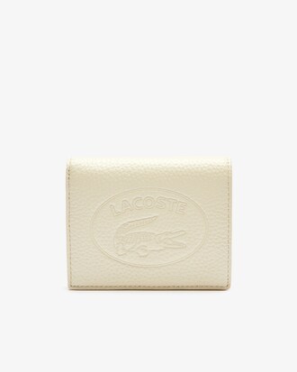 Cartera Croco Crew con broche en piel granulada para mujer