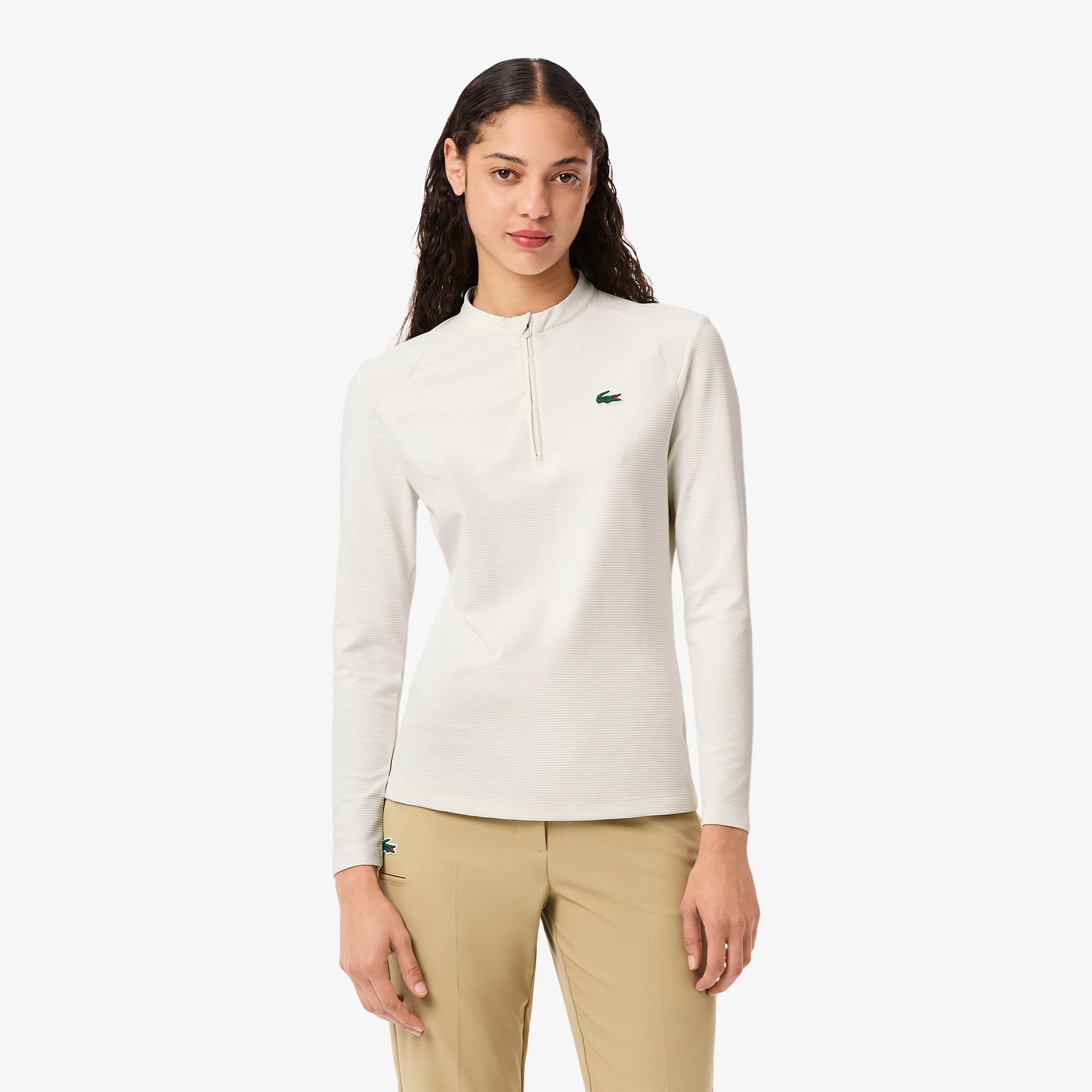 Lacoste Women's Uv Protect Sweatshirt - 34 In Brown