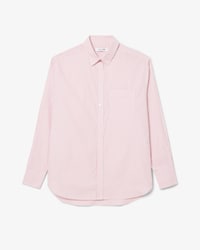 Camisa Para Mujer Oversize De Popelina De Algod&oacute;n