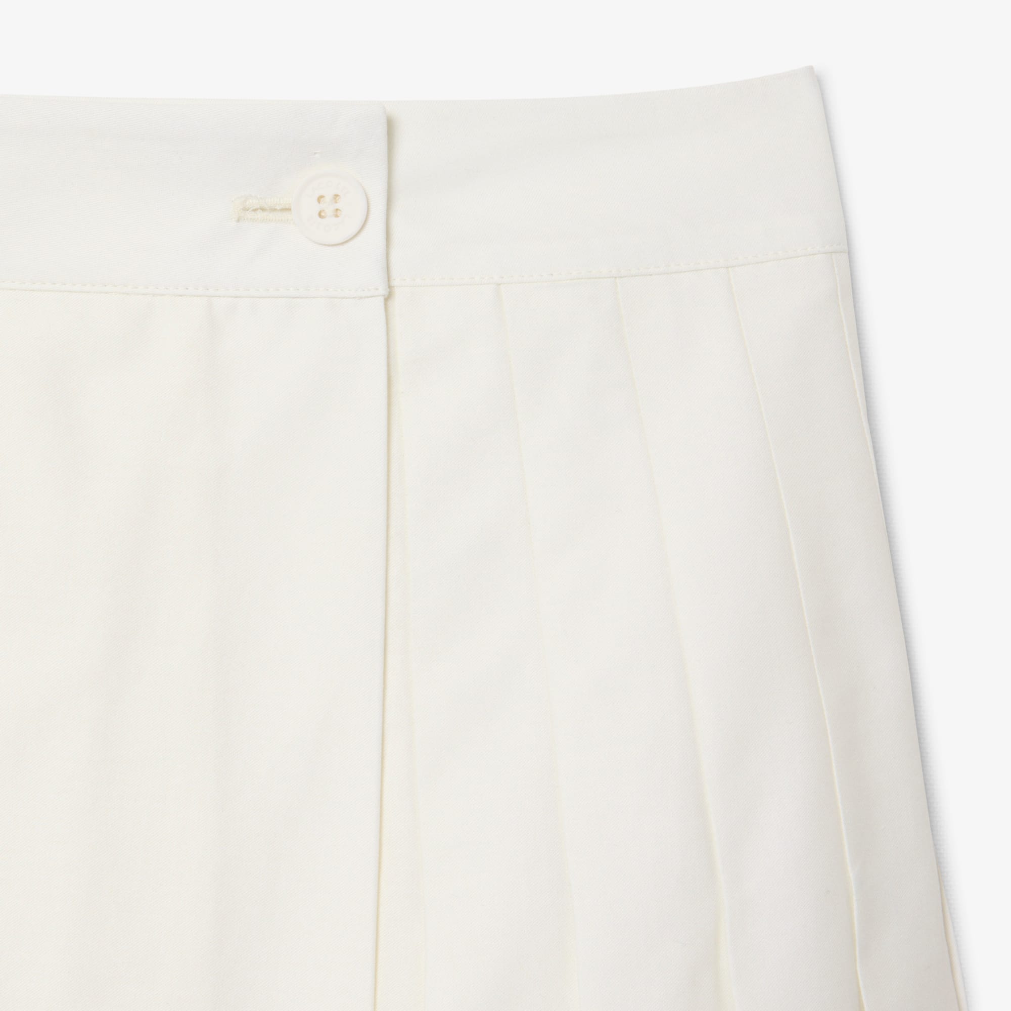 Short Pleated Wrap Skirt