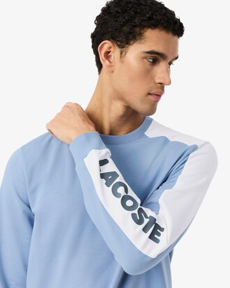 Men's Printed Fleece Lounge Sweatshirt