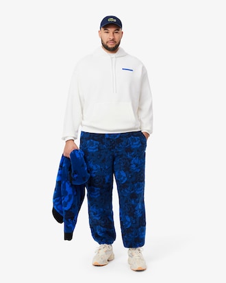 Men's Loose Fit Print Hoodie