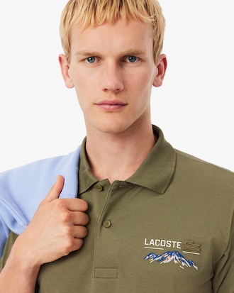 Men's Classic Fit Embroidered Motif Piqu&eacute; Polo