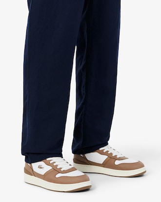Men's T-Clip Set Leather Sneakers