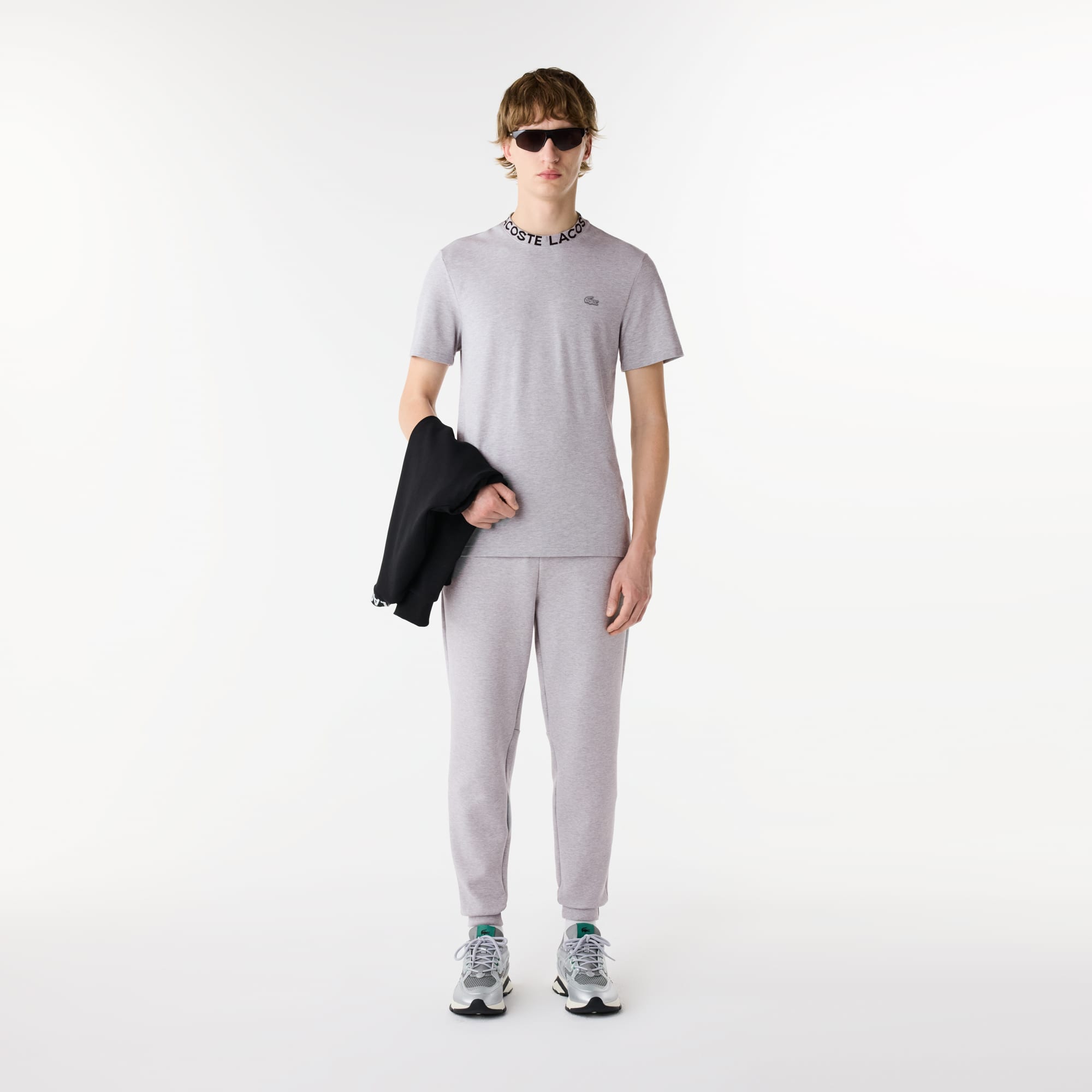 Men's Lightweight Piqué Neck T-Shirt - T-shirts - New In