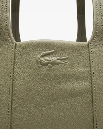 Large City Court Grain Leather Tote