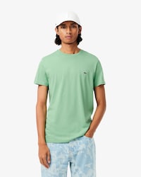 T-shirt col rond en jersey de coton pima uni