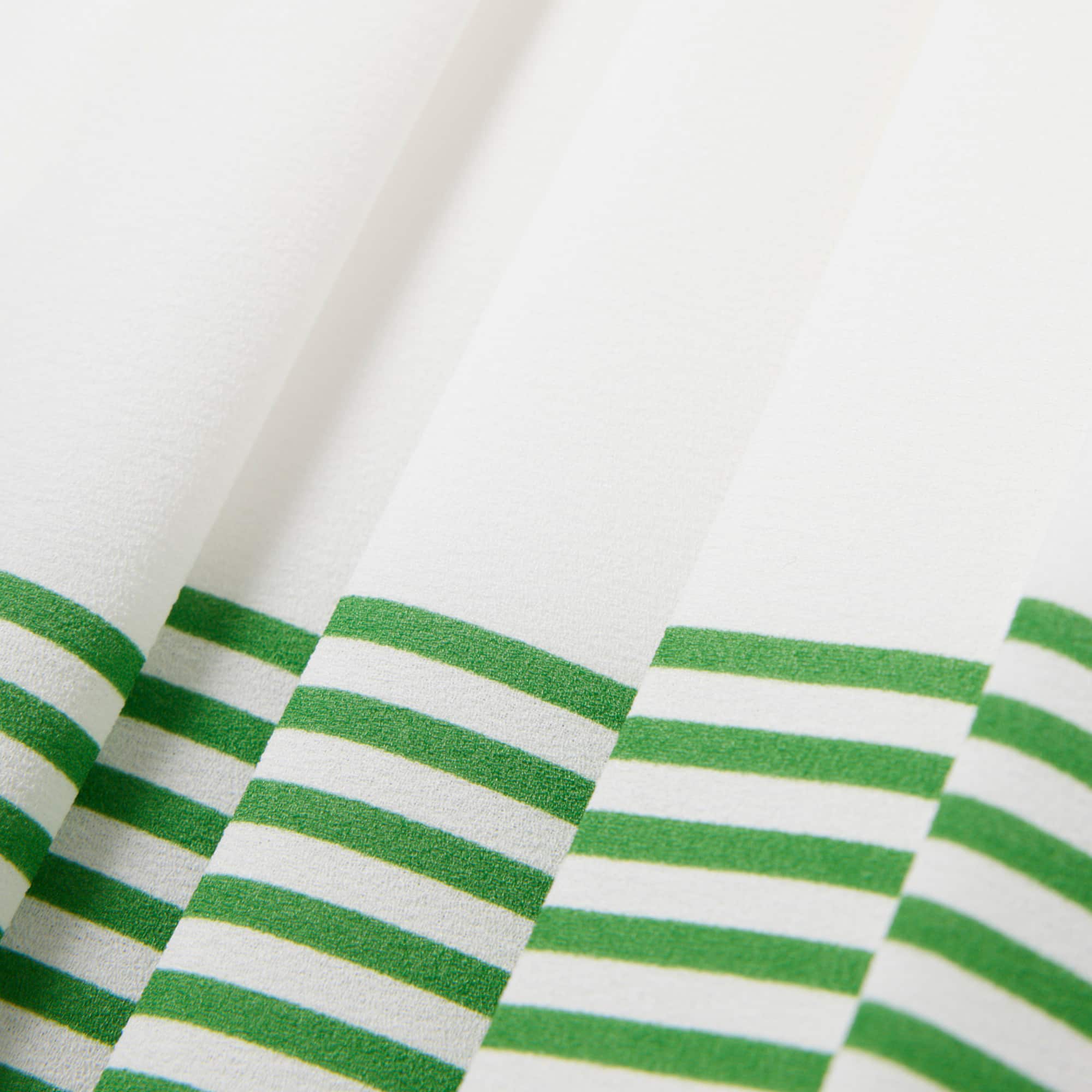 Fluid Crepe Pleated Skirt