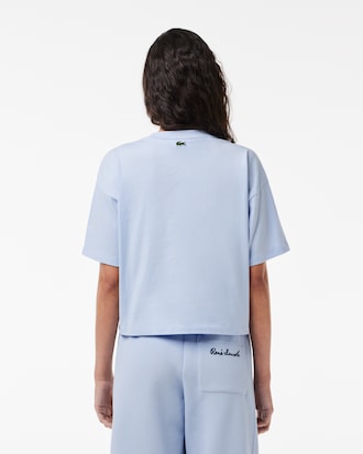 Women's Relaxed Fit Branded Cotton T-Shirt