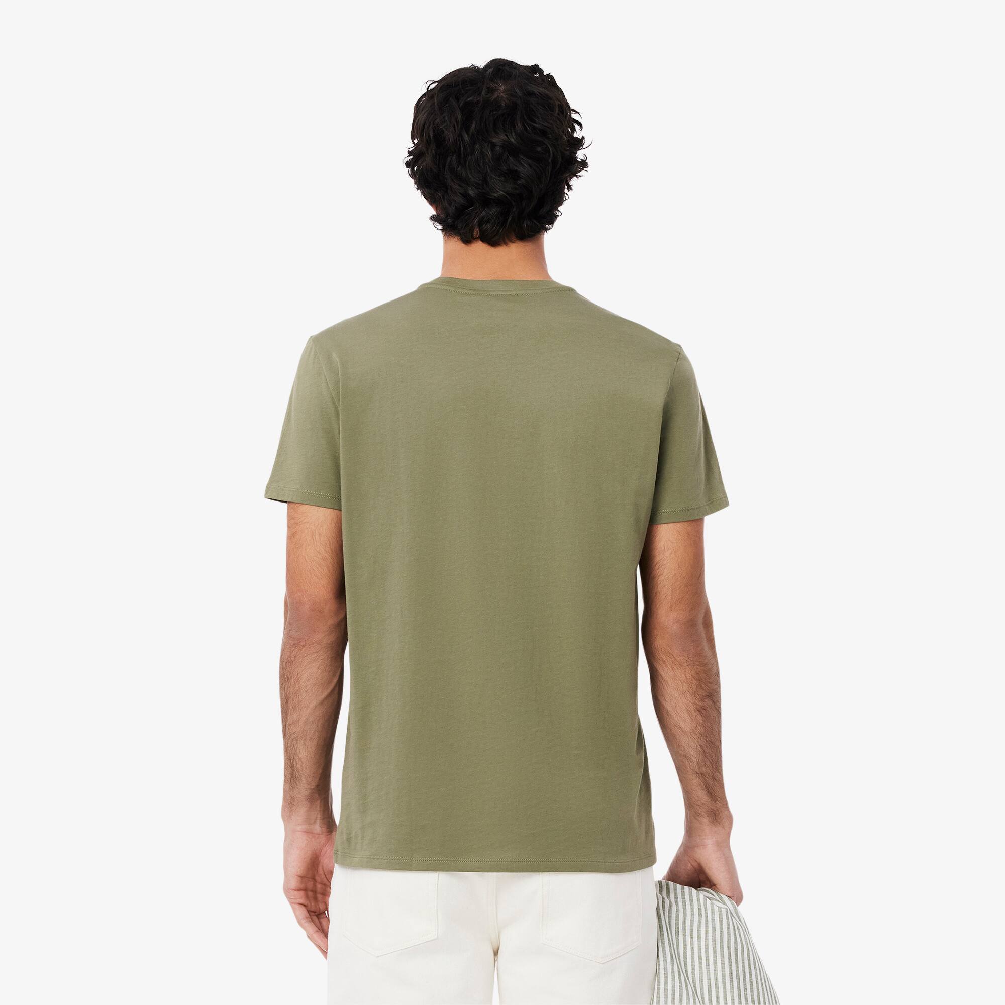Men's Lightweight Pima Cotton V-Neck T-Shirt - T-shirts - New In