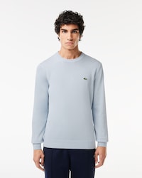Suéter para hombre de algodón con cuello redondo