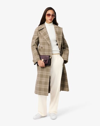 Pantalones De Franela Plisados Oversized
