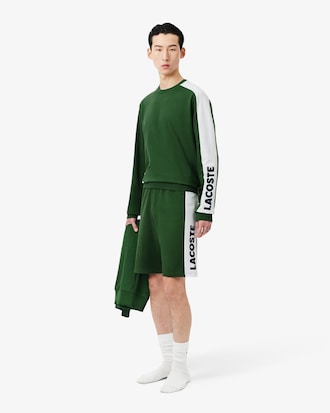 Straight Cut Fleece Loungewear Shorts