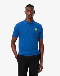 Men's Classic Fit Petit Piqué Badge Polo