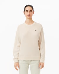 Women's Relaxed Fit Wool Moss Stitch Sweater