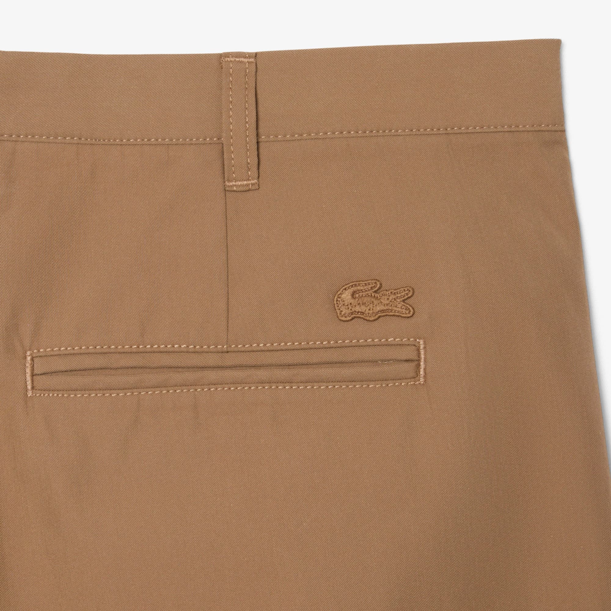 Loose Fit Pleated Twill Pants