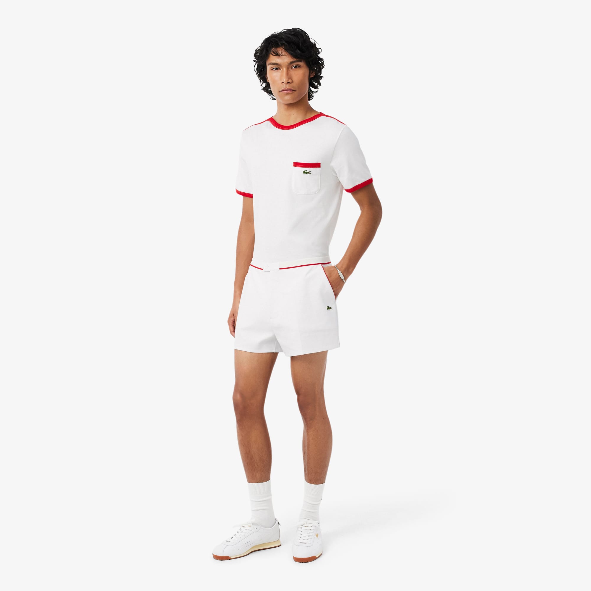 Lacoste Archive Re-edition Regular Fit Contrast Trim Shorts