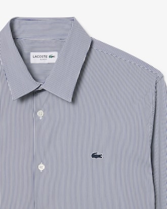 Men's Slim Fit Striped Stretch Button Down Shirt