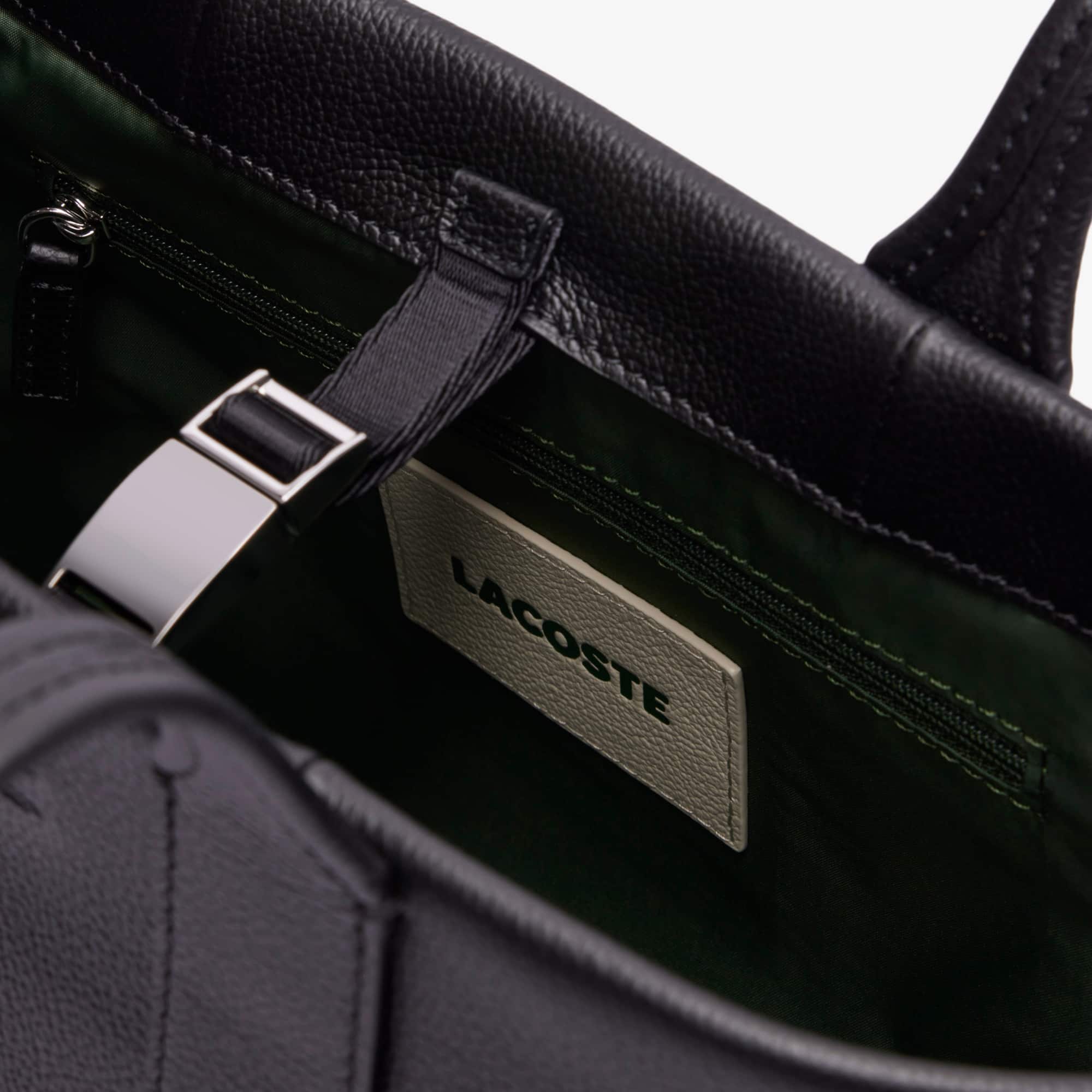 Small City Court Grain Leather Tote - Bags - New In 2026 | Lacoste