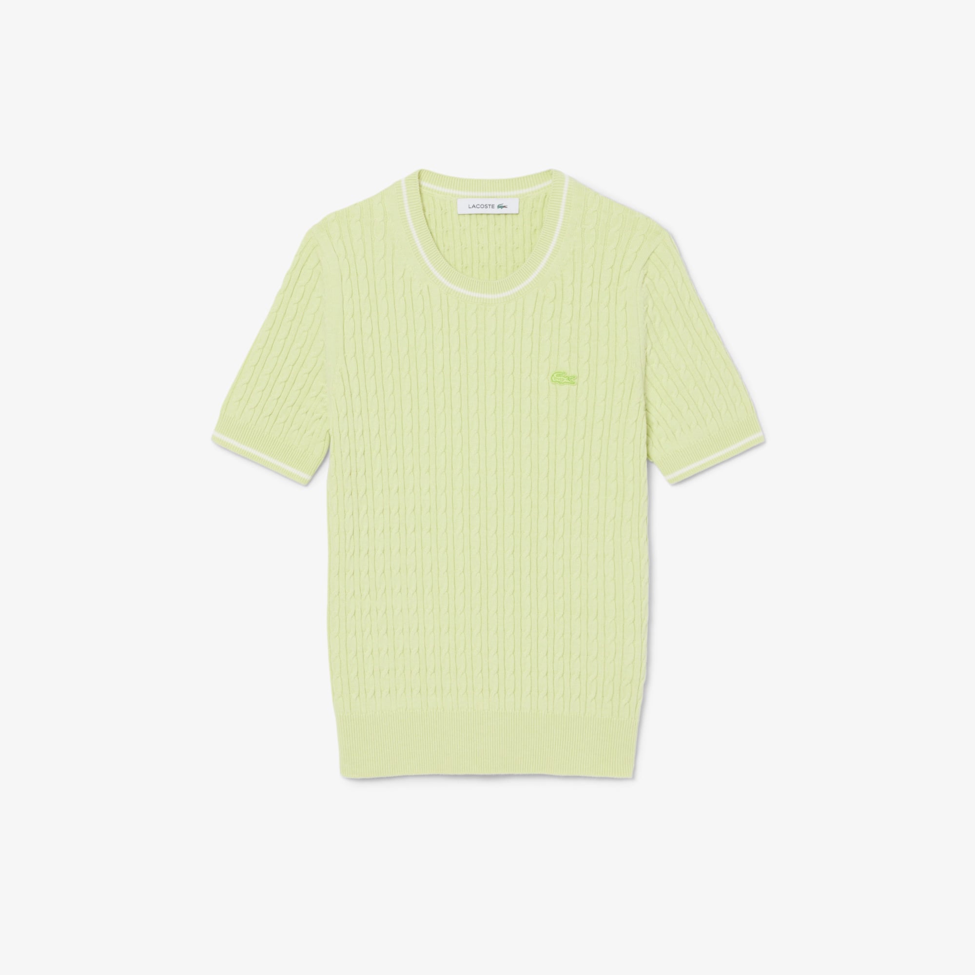 Short Sleeved Cable Knit Sweater - Men's Tracksuits - New In 2026