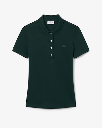 Women's L.12.D Slim Fit Stretch Mini Piqu&eacute; Polo