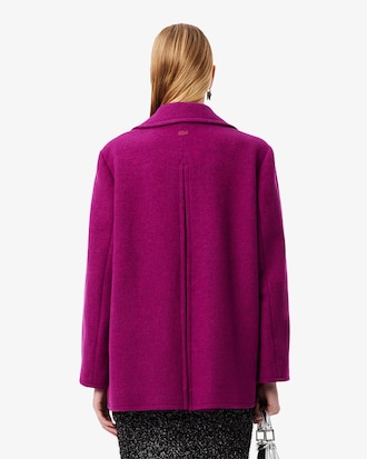 Runway Slub Wool Pea Coat
