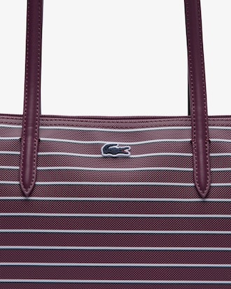 Women's Large Striped L.12.12 Concept Tote