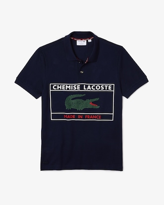 Men's Lacoste Made in France Regular Fit Organic Cotton Polo