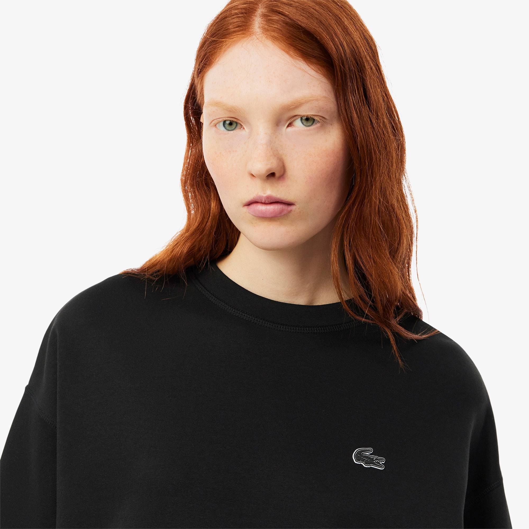 【即完品】CLUBHAUS x Lacoste Sweat - Black Organic Cotton Kangaroo Pocket Hoodie | Lacoste US | Men's Collection