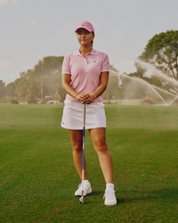Women's Short Sleeve Polo Collar Golf Sweater