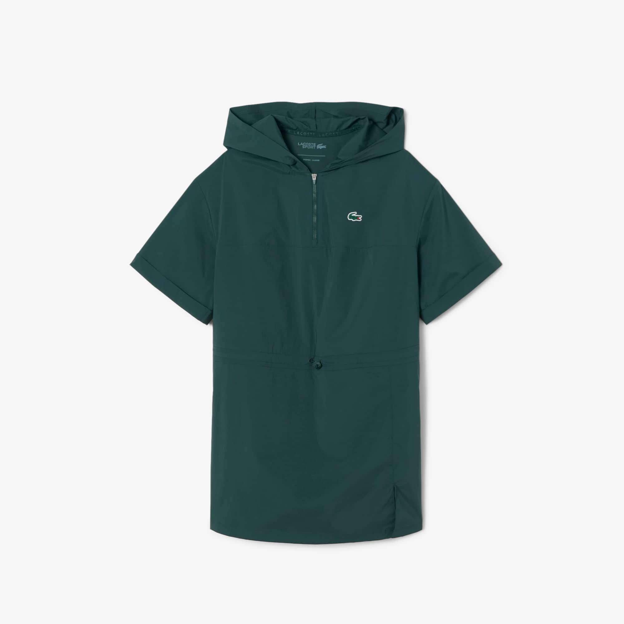 Lacoste Women's Ultra Dry Golf Dress With Liner - 38 In Green