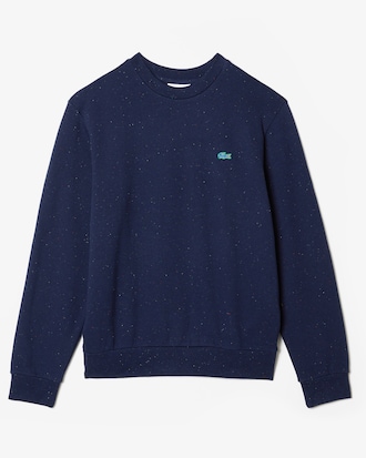 Men's Classic Fit Speckled Print Fleece Sweatshirt