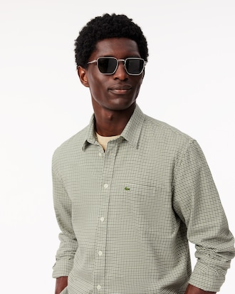 Men's Regular Fit Cotton Flannel Shirt