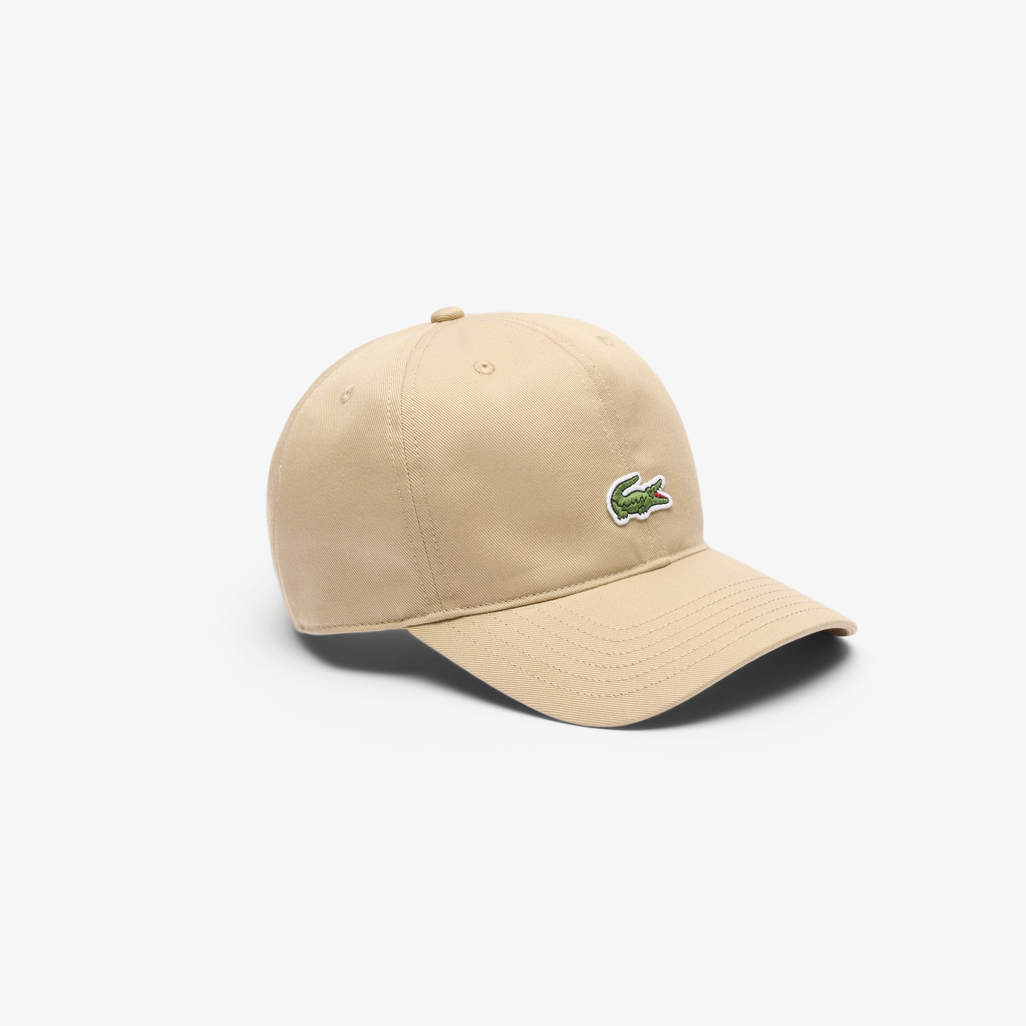 Lacoste Boys' Cotton Twill Cap - One Size In Neutral