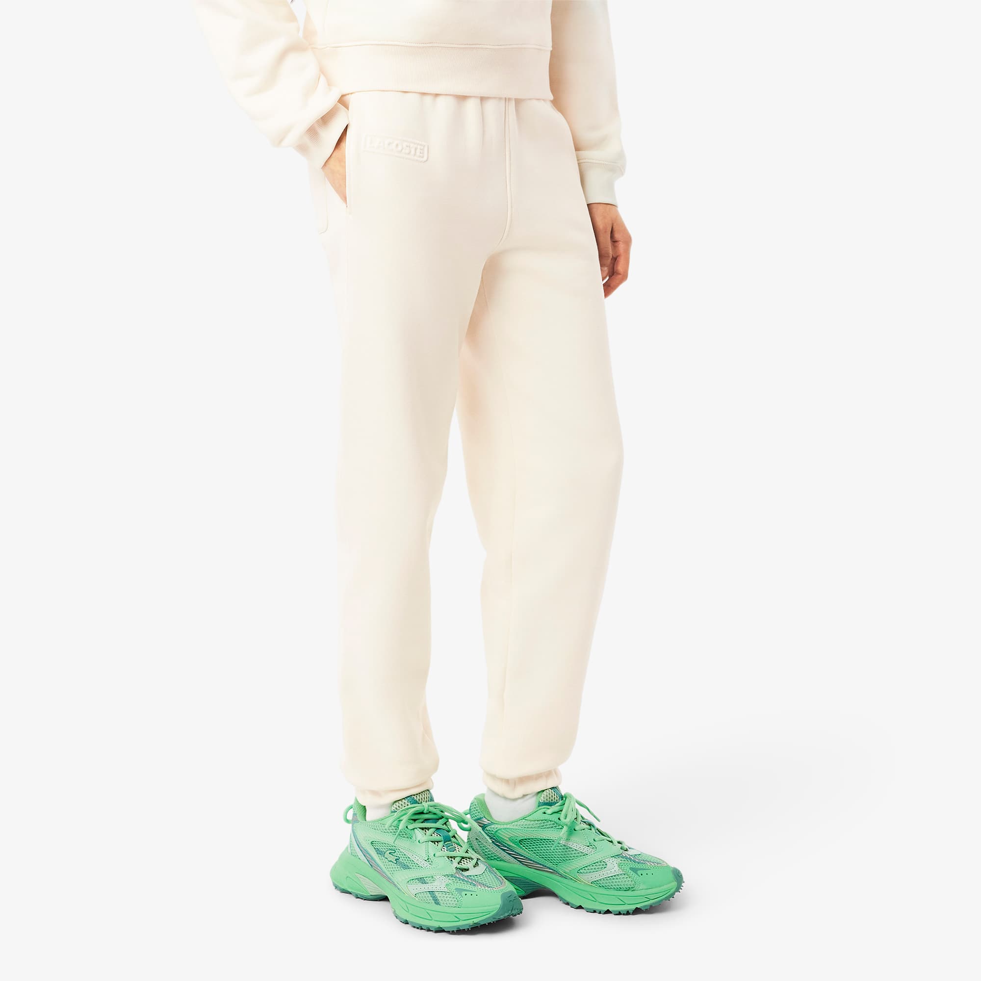 Women's Embossed Logo Fleece Pants - Pants & Leggings - New In
