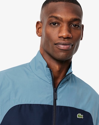 Men's Water-Repellent Colorblock Track Jacket