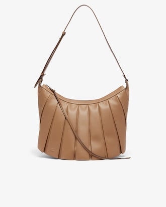 Runway XL Lenglen Suede Leather Hobo Bag